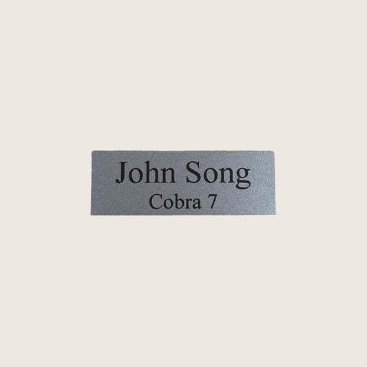 Engraved Plate 2.5"x1"