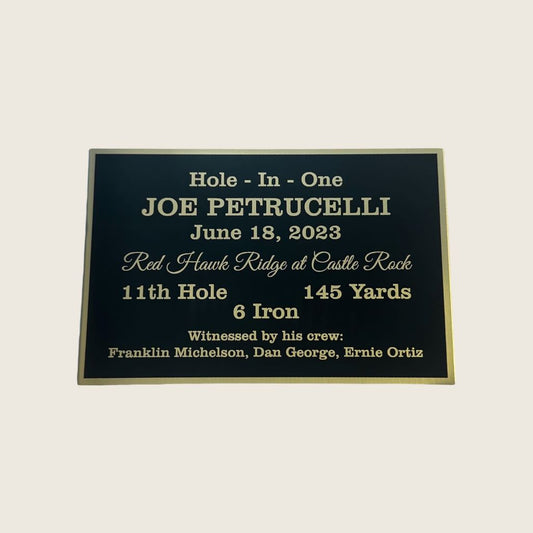 Engraved Plate 6"x4"