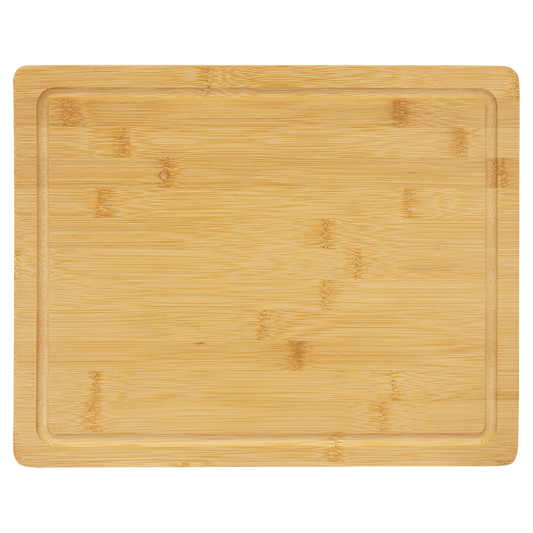 photo of blank inlay bamboo cutting board