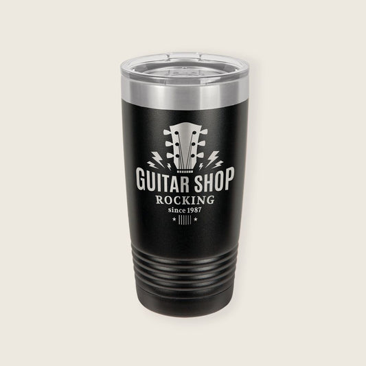 engraved black tumbler