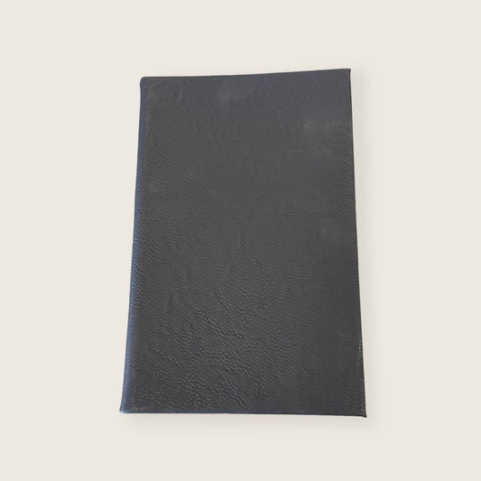 black leatherette journal blank
