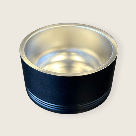 black small pet bowl blank