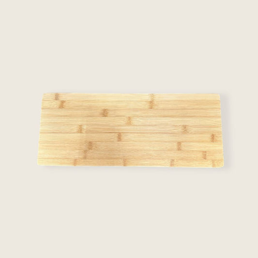 blank bamboo charcuterie board