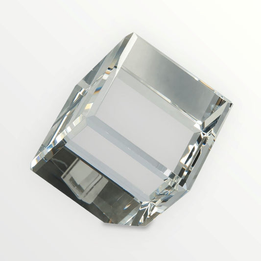 crystal cube award blank