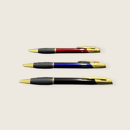 engravable gloss brass pens display