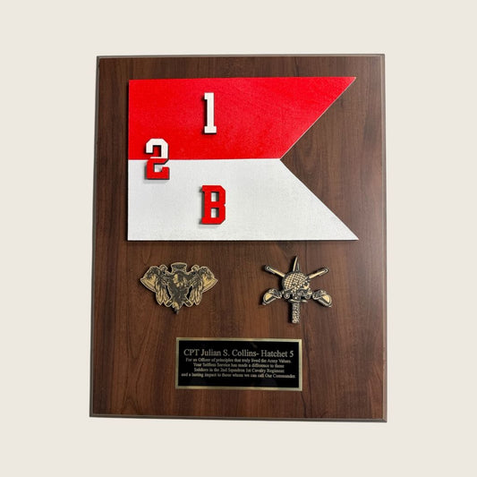 Guidon Plaque - Small 12" x 15"