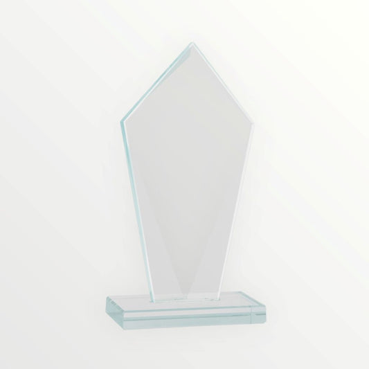 medium jade glass award blank