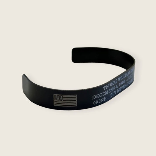 memorial bracelet side view