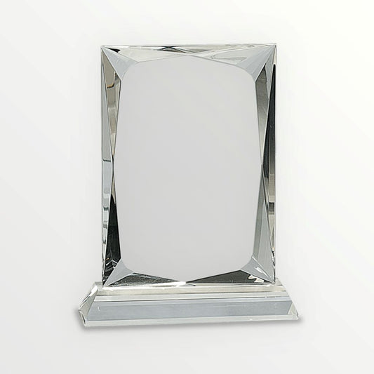 crystal rectangle award blank display