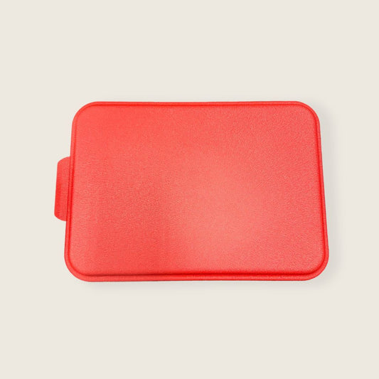 red cake pan blank display
