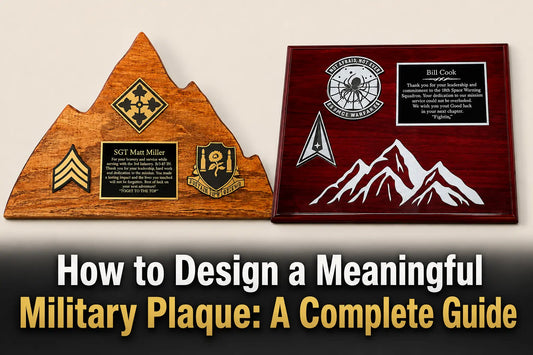How to Design a Meaningful Military Plaque: A Complete Guide