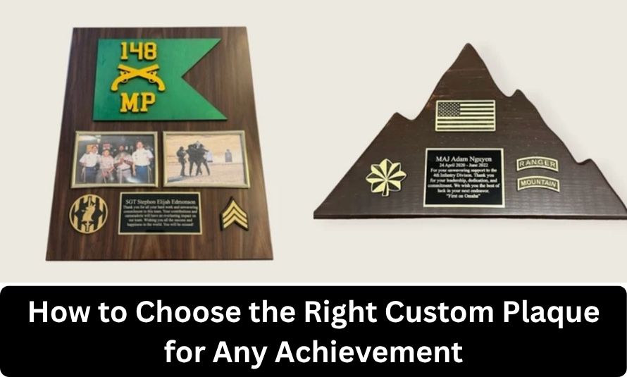How to Choose the Right Custom Plaque for Any Achievement