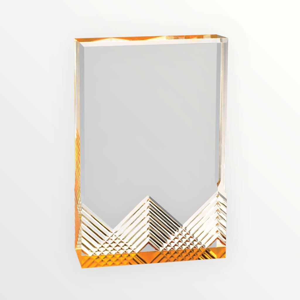 gold apex mirage acrylic award blank