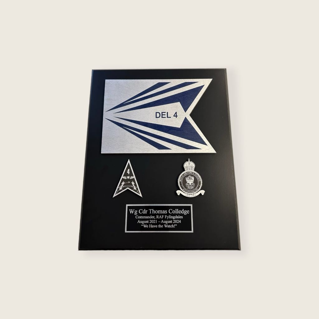 small guidon plaque with space force flag