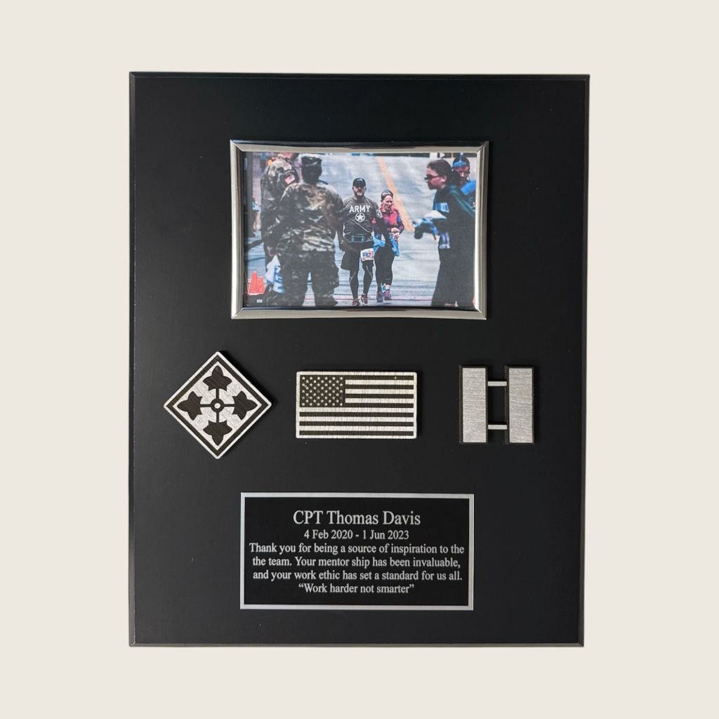 army picture plaque