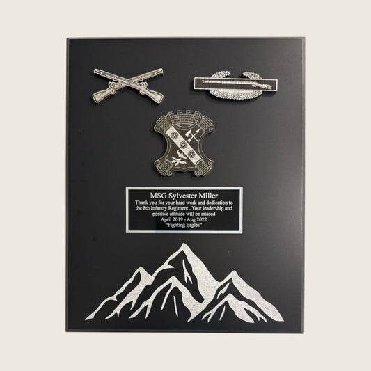 Portrait Engraved Mountain Plaque- 10.5" x 13"